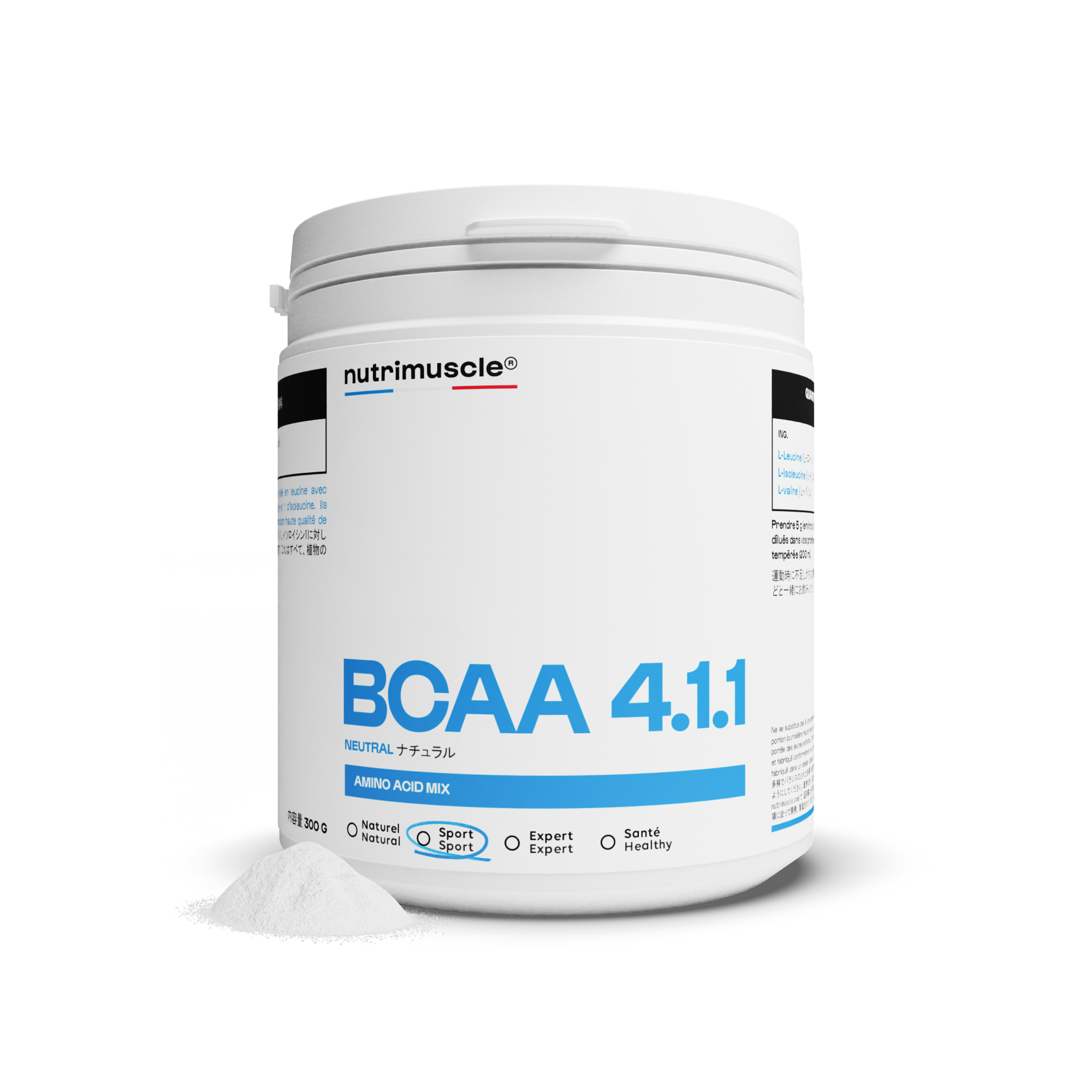 BCAA 4.1.1 パウダー 甘味料不使用 - Nutrimuscle – Nutrimuscle