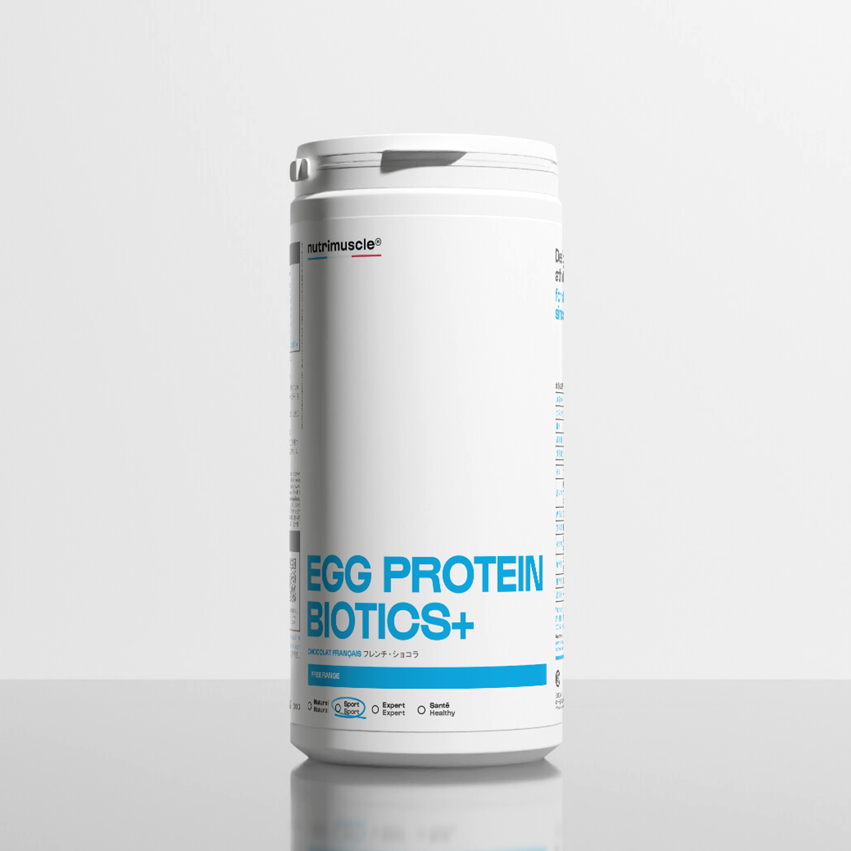 Nutrimuscle エッグ プロテイン パウダー フレンチ・ショコラ 500 g ボトル