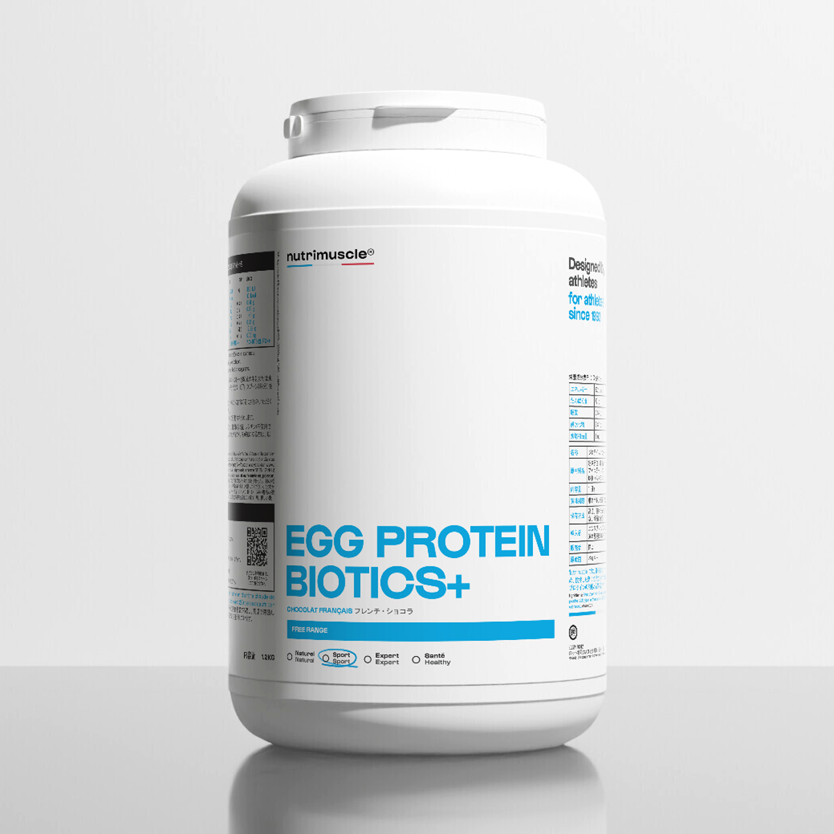 Nutrimuscle エッグ プロテイン パウダー フレンチ・ショコラ 1.20 kg ボトル