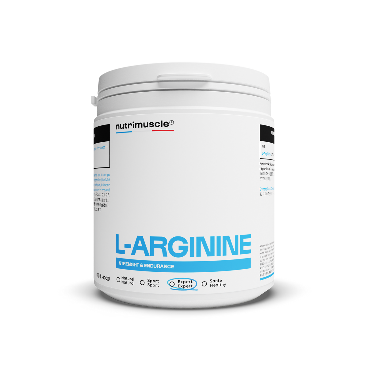 Nutrimuscle L-アルギニン カプセル 400カプセル ボトル