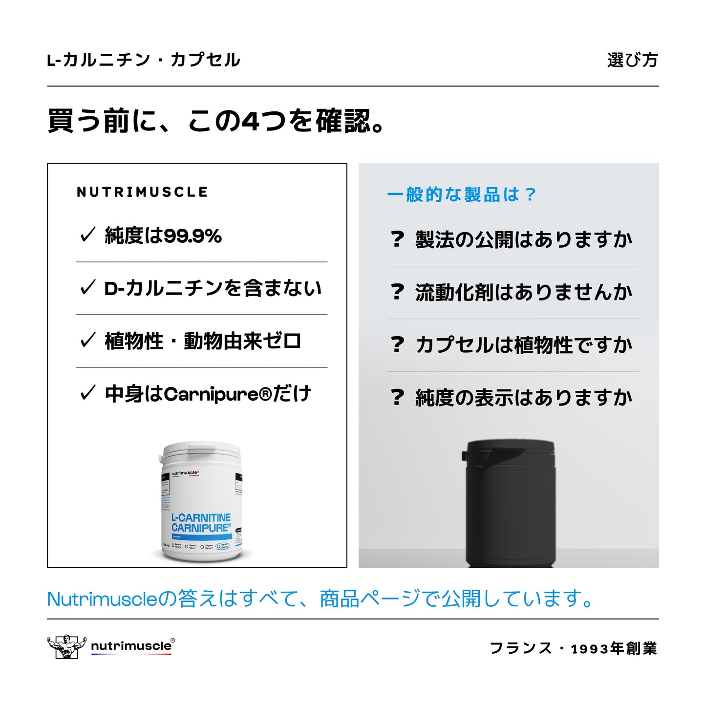 L-カルニチン（Carnipure®）カプセル