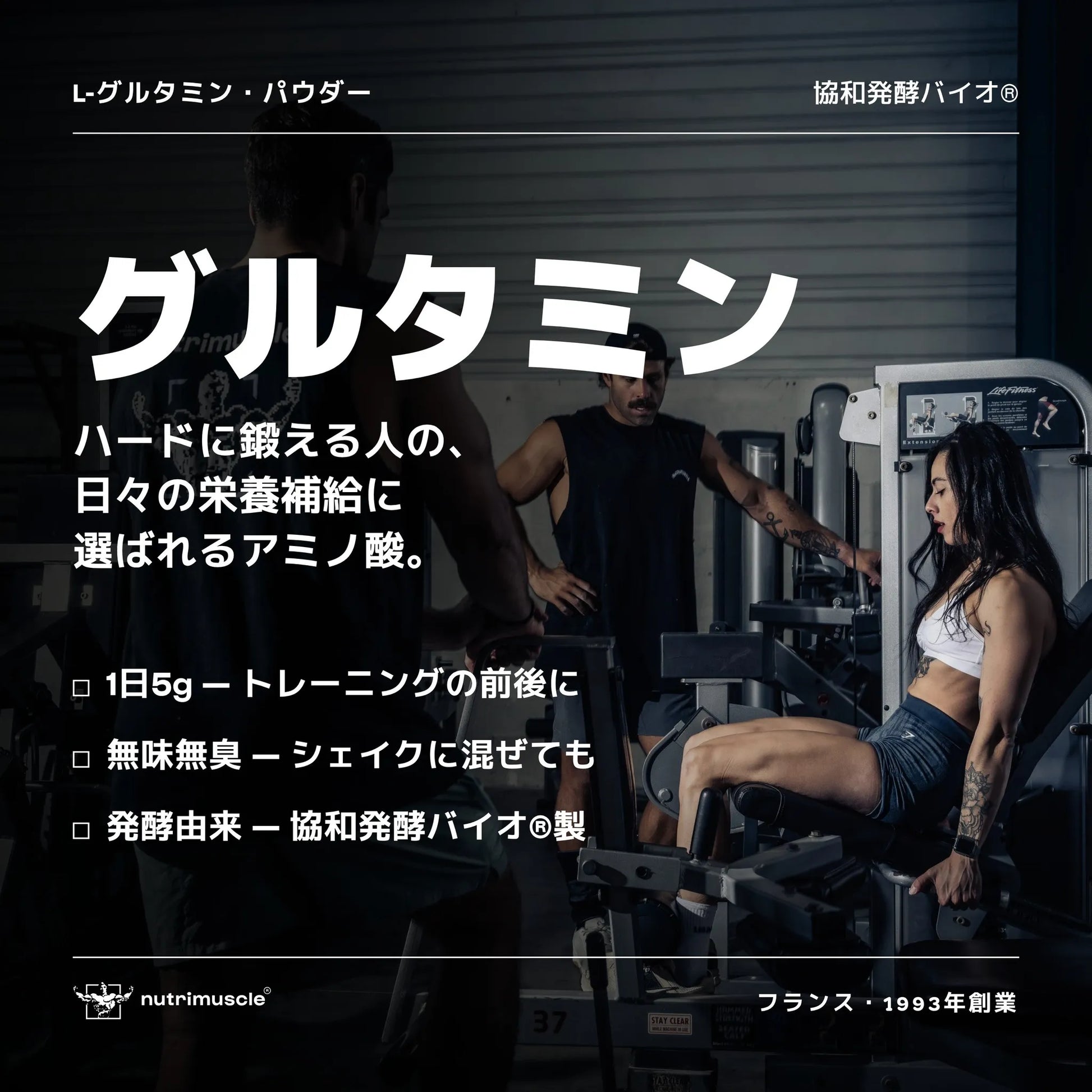 L-グルタミン パウダー - Nutrimuscle Japan