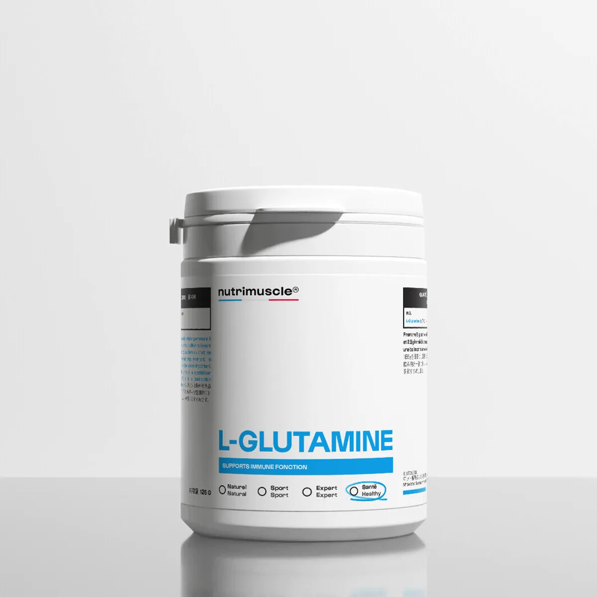Nutrimuscle L-グルタミン パウダー 125 g ボトル